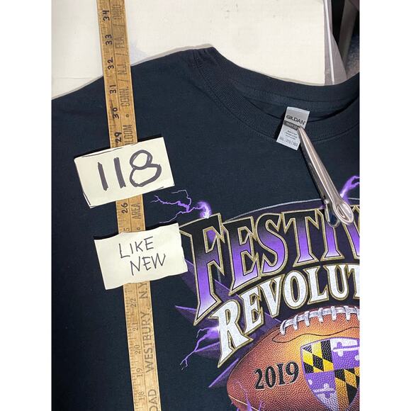 Baltimore Ravens size 3XL Black shirt Festivus Revolution Bigtruss Woot!!! - Picture 4 of 7
